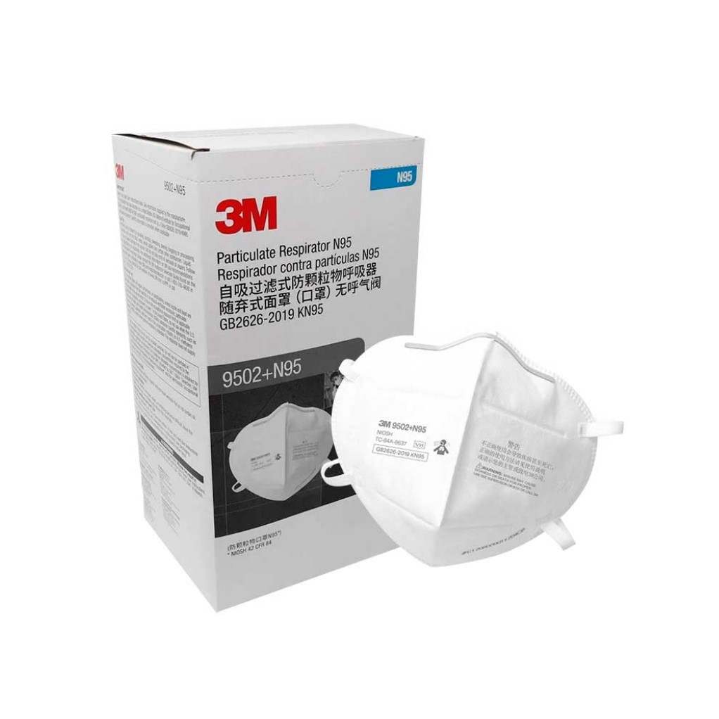 3M 9502 RESPIRADOR SIN VALVULA N95 BLANCO (CAJA X 50 UNID) - ferretek ...