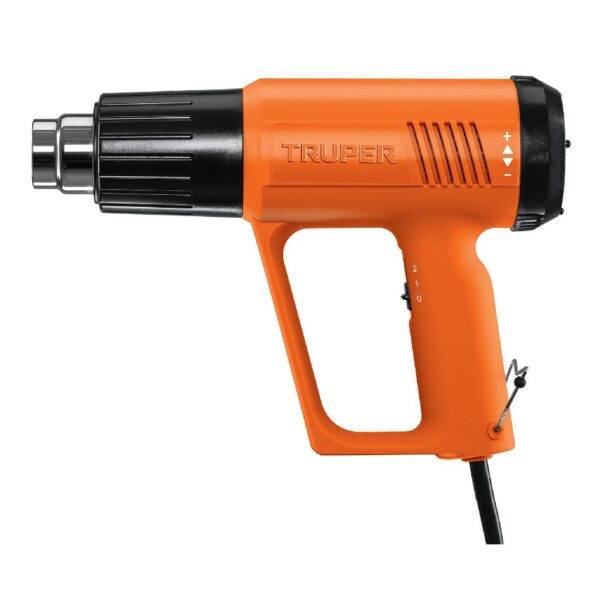 TRUPER PISTOLA DE CALOR PROFESIONAL 2.000 WATTS C/9 ACCES. 500/800L/MIN