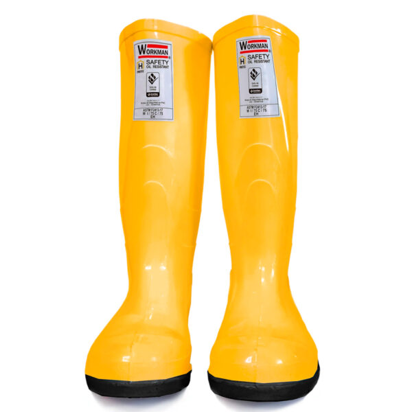WORKMAN BOTA PVC AMARILLA RESIST.HIDROCARBUROS CON PUNTERA EN ACERO TALLA 40 - Image 2